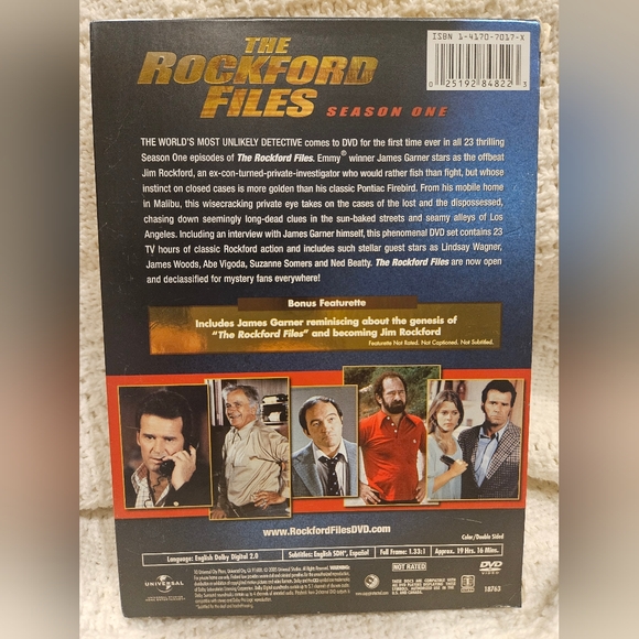 The Rockford Files Season One DVD Universal Classic Television - Picture 3 of 3